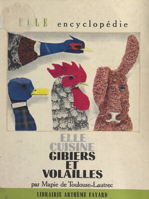 cover image of Elle cuisine, gibiers et volailles